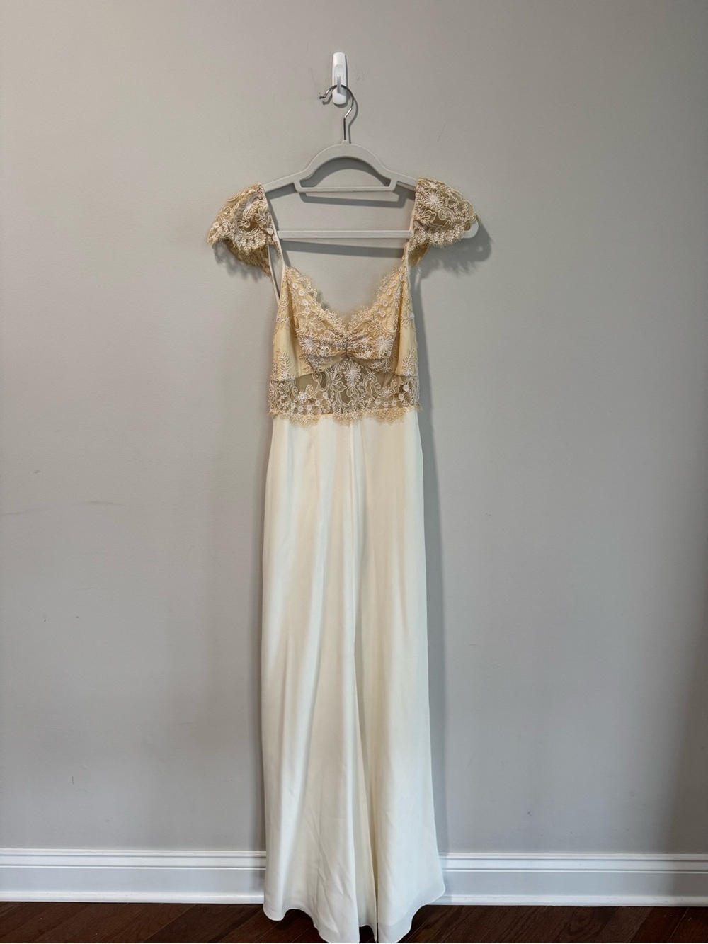 limited edition Free People Cream, Ivory Lace Maxi Dress - Picture 2 of 12